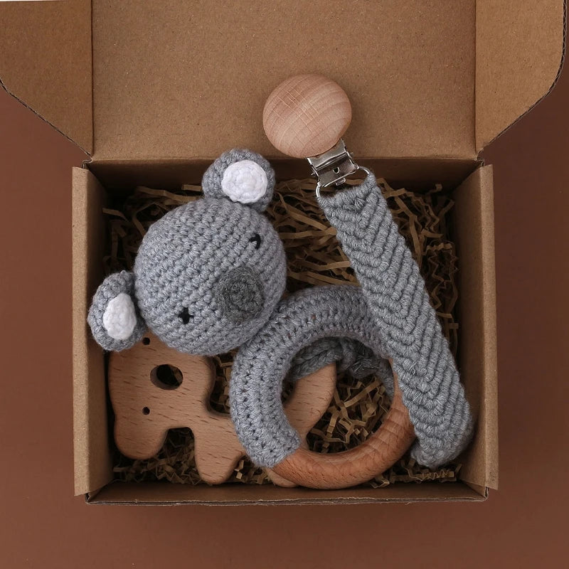 KidzzCamp Baby-Geschenkbox 2-teilig gehäkelt