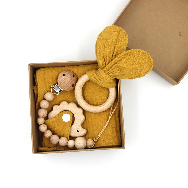 KidzzCamp Baby-Geschenkbox Häschen 4-teilig