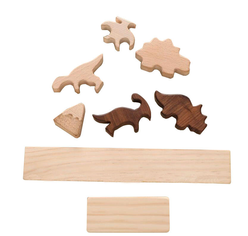 Dinosaurier Balancierspiel aus Holz