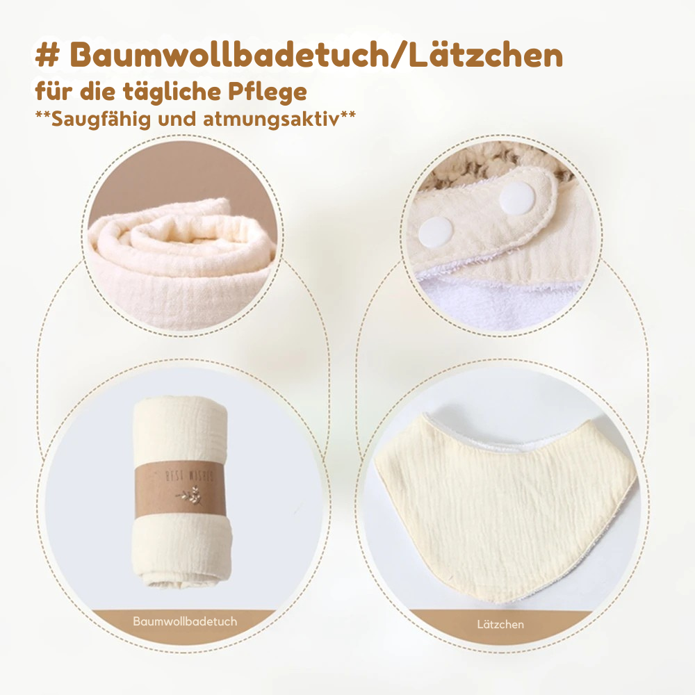 KidzzCamp Baby-Geschenkbox 7-teilig in Erinnerungsbox