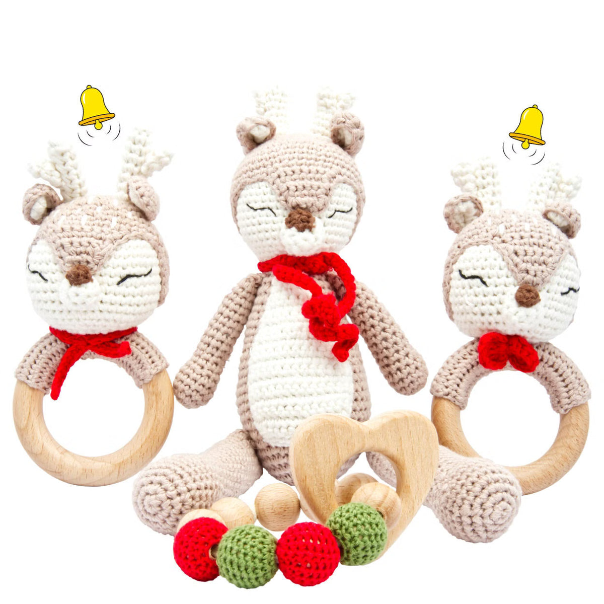 KidzzCamp Baby-Geschenkbox 4-teilig Reh Ivy