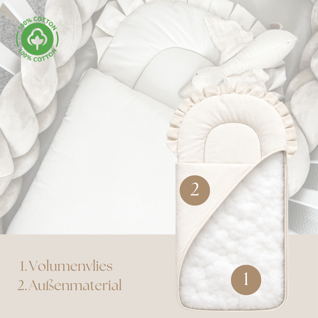 Babyschlafsack Dreamy Bio-Baumwolle - nachhaltiger Ganzjahresschlafsack