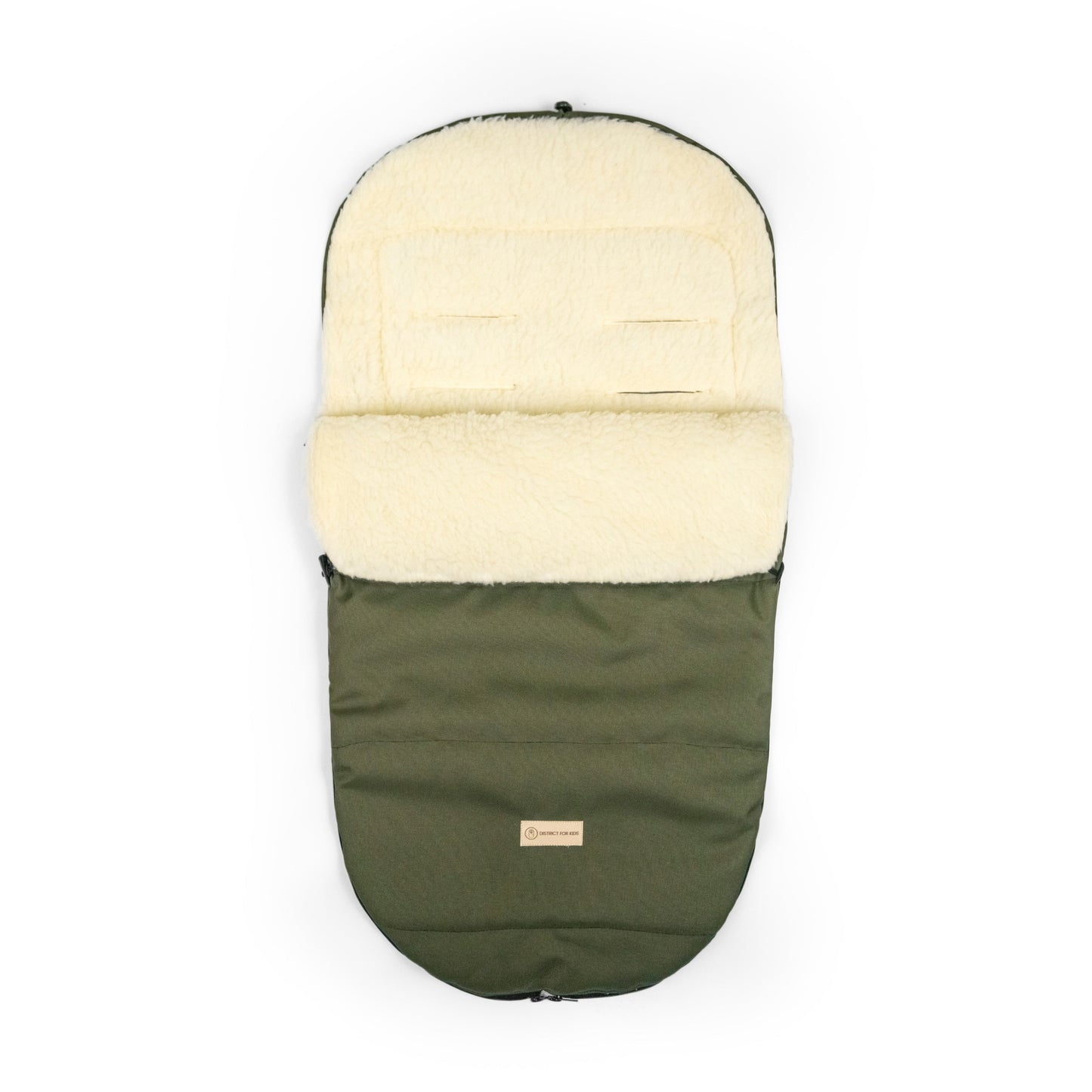 Winterfußsack wasserabweisend Innenfutter aus Merinowolle - Kinderwagen