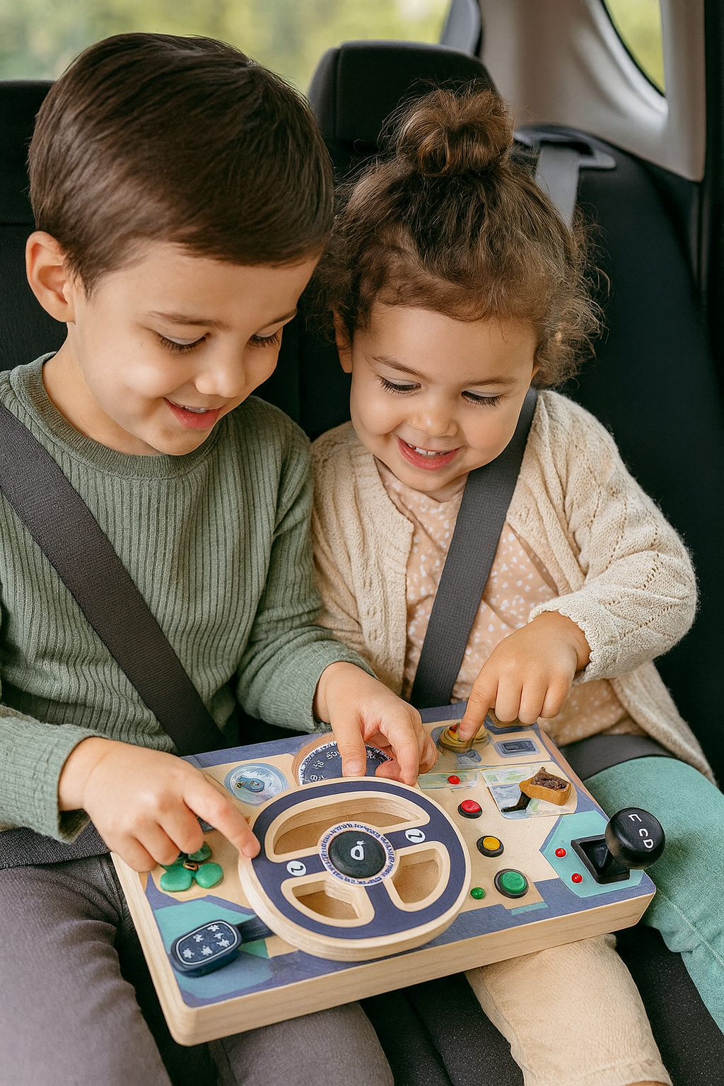 Holzlenkrad Busyboard Reisespielzeug