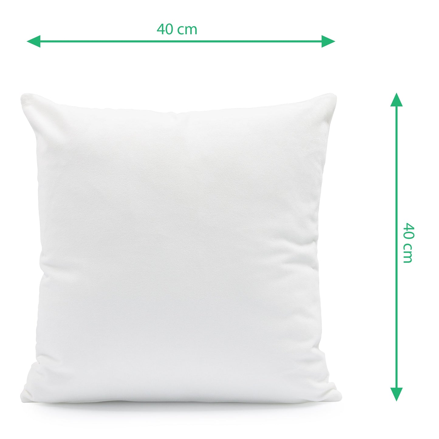 Bedrucktes Kissen mit Motiv Bär mit Herz