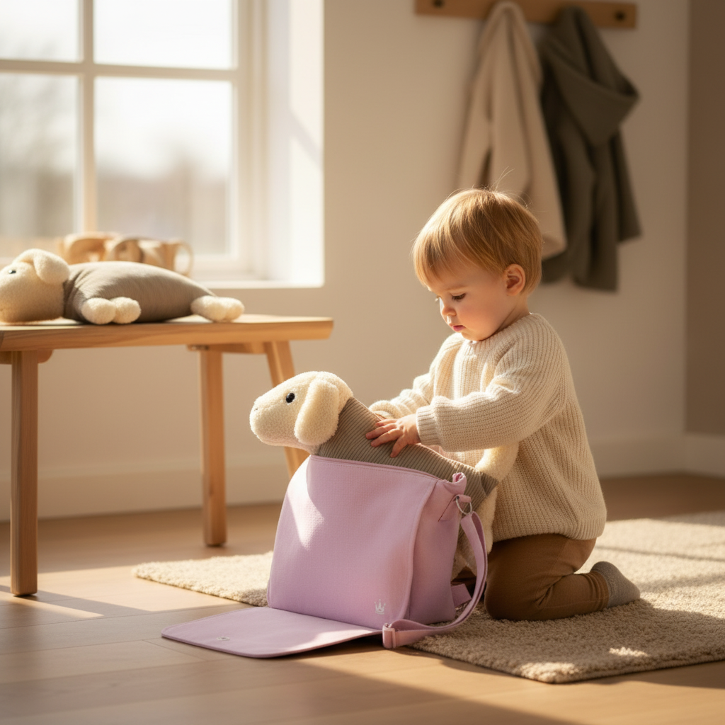 🎁 Zwei Kuscheltiere – Rucksack geschenkt