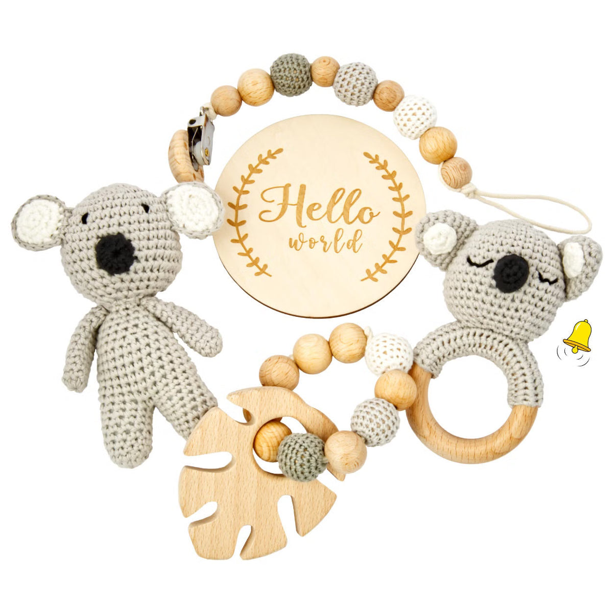 KidzzCamp Baby-Geschenkbox 5-teilig Koala Lako