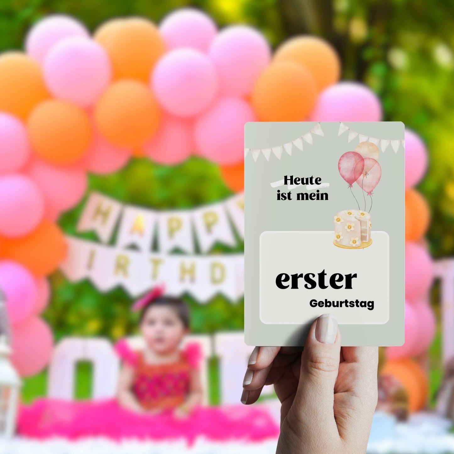 KidzzCamp Baby-Meilensteinkarten „My First Memories“