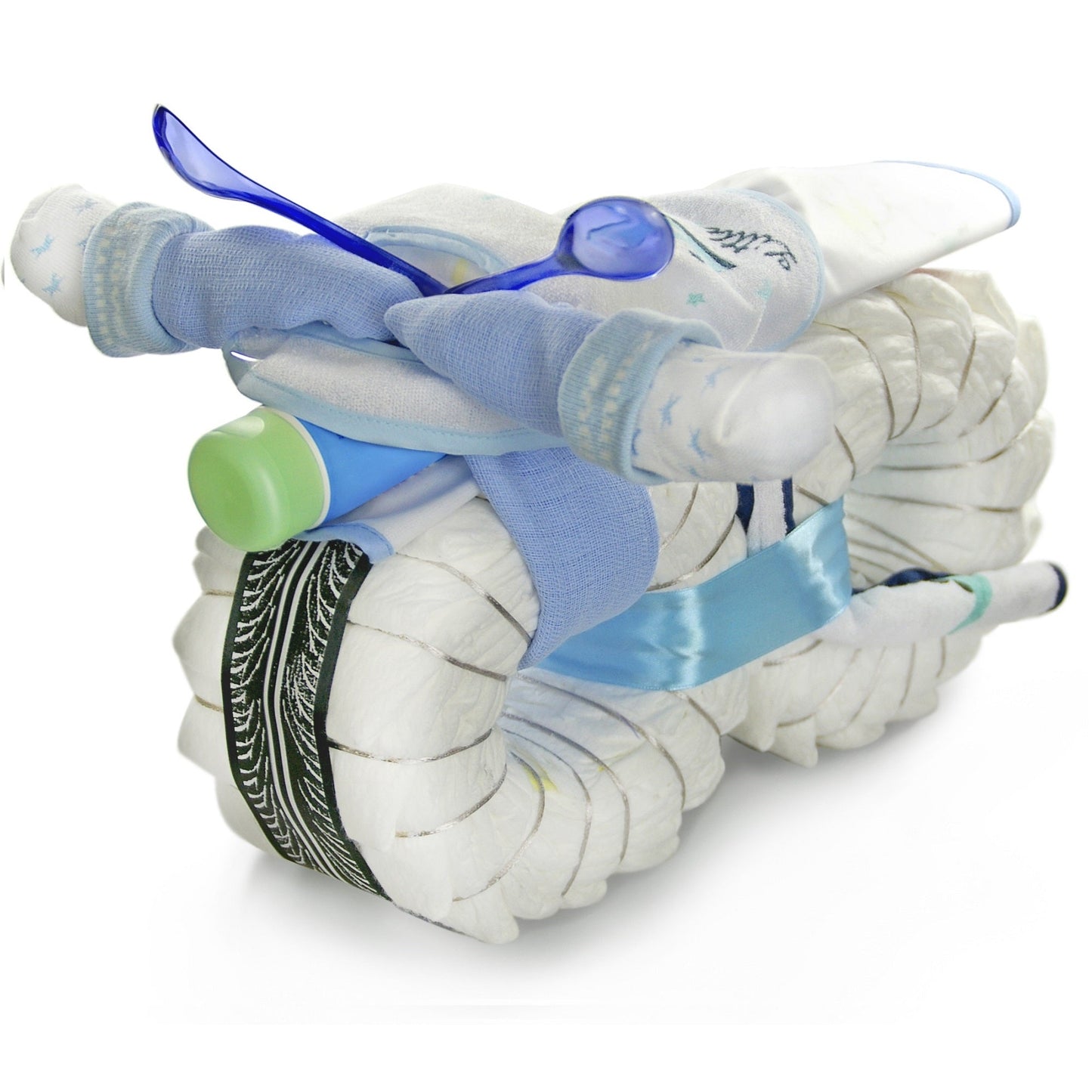 KidzzCamp Windeltorte Windelmotorrad ROCKSTAR blau