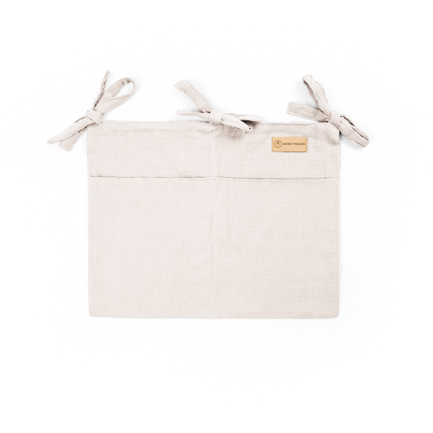 Babybett Organizer Musselin - Aufbewahrung fürs Babyzimmer