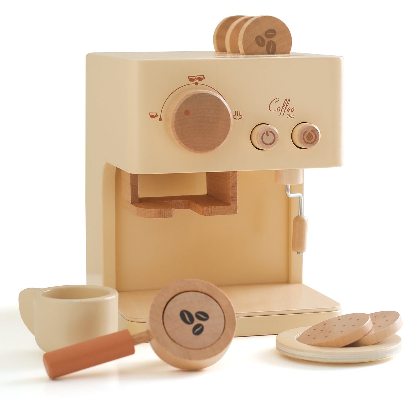 Holz-Kaffeemaschine Spielset