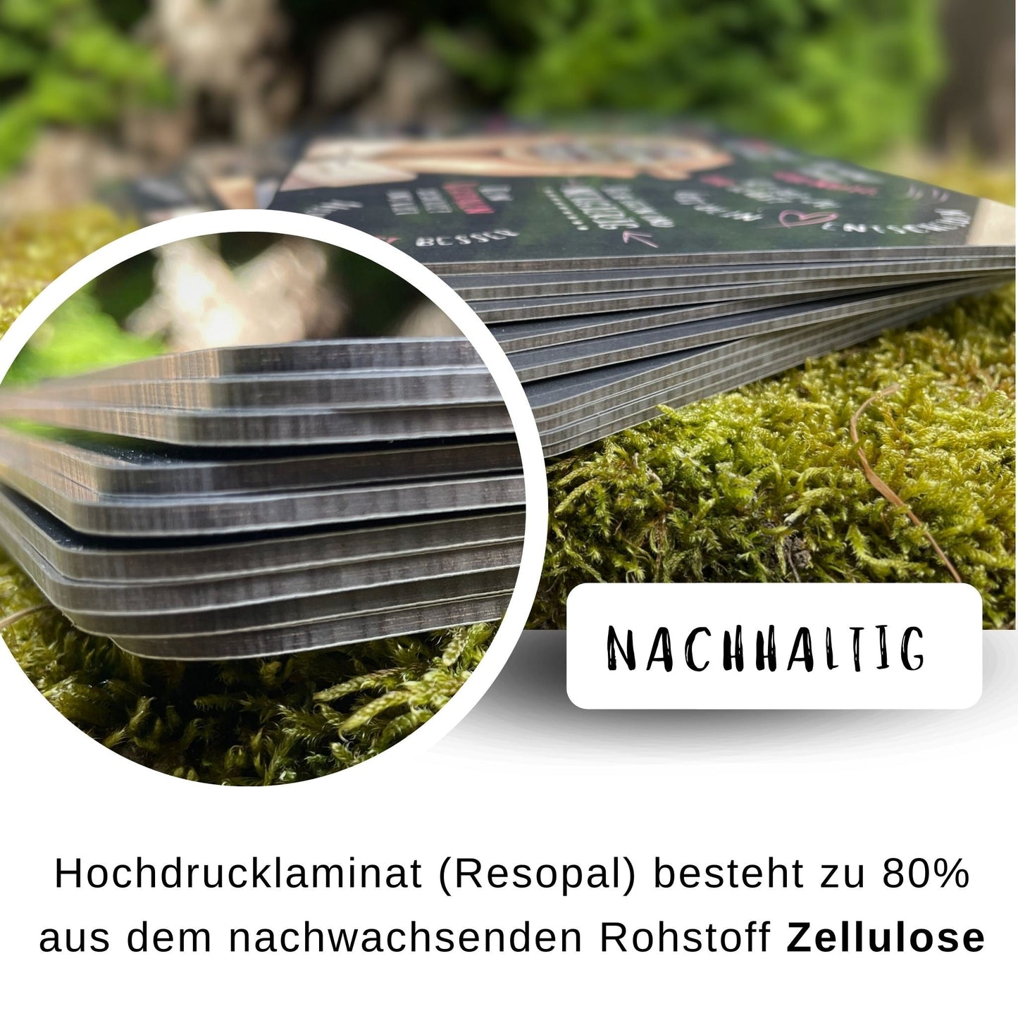 Frühstücksbrettchen Set für neue Eltern zur Geburt "Guten Morgen Mama und Papa“