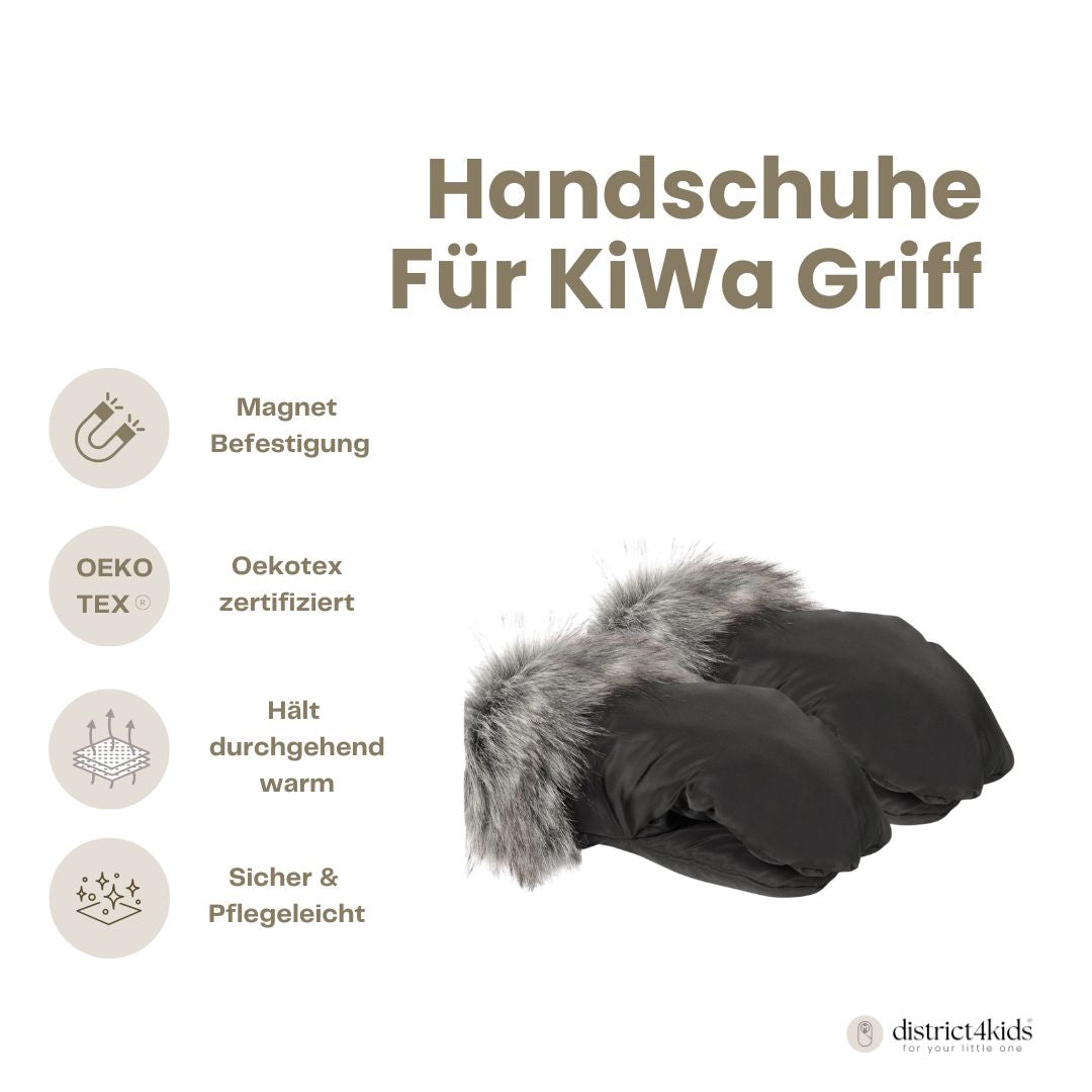 Handschuhe mit Fell für Kinderwagen – Handwärmer