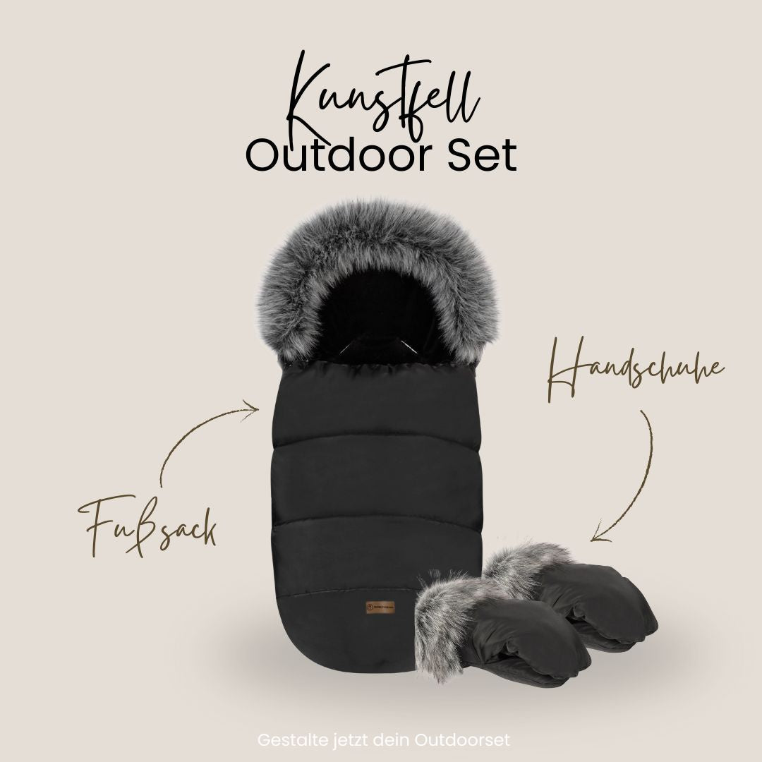 Handschuhe mit Fell für Kinderwagen – Handwärmer
