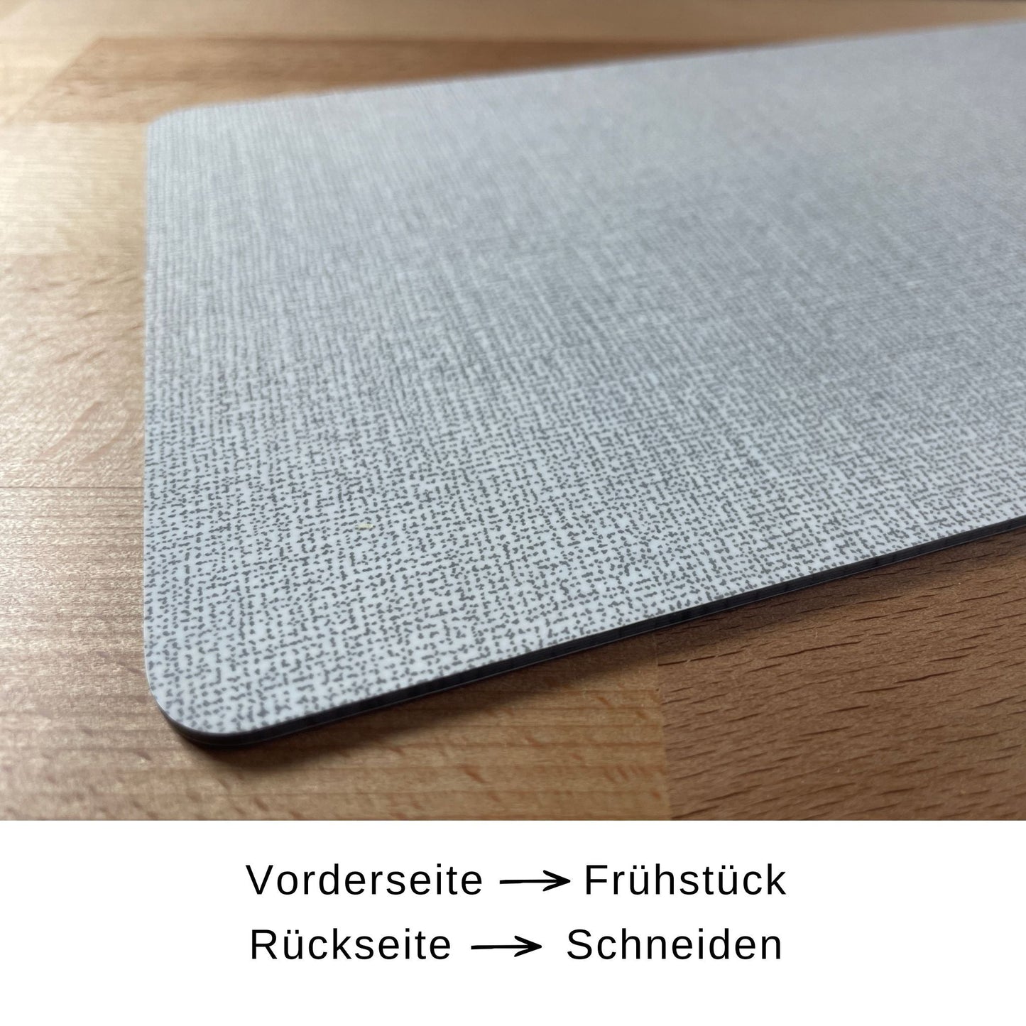 Frühstücksbrettchen Set für neue Eltern zur Geburt "Guten Morgen Mama und Papa“