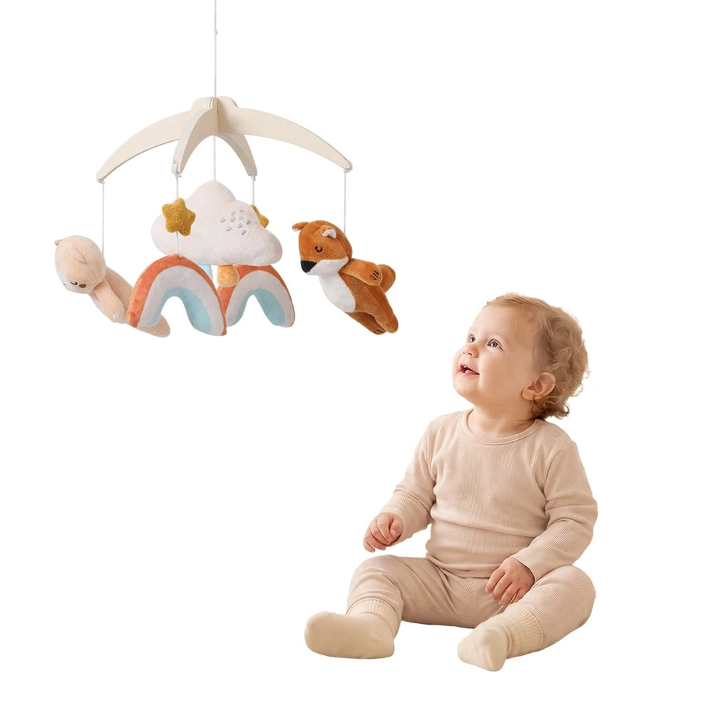 KidzzCamp Baby-Mobile Waldtiere aus Plüsch