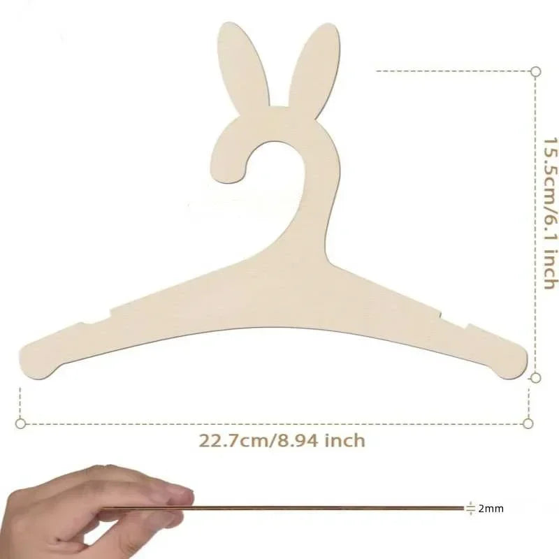KidzzCamp 10er-Set Personalisierte Baby-Kleiderbügel