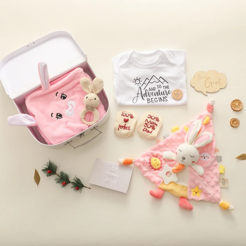 KidzzCamp Baby-Geschenkbox Premium 7-teilig im Koffer
