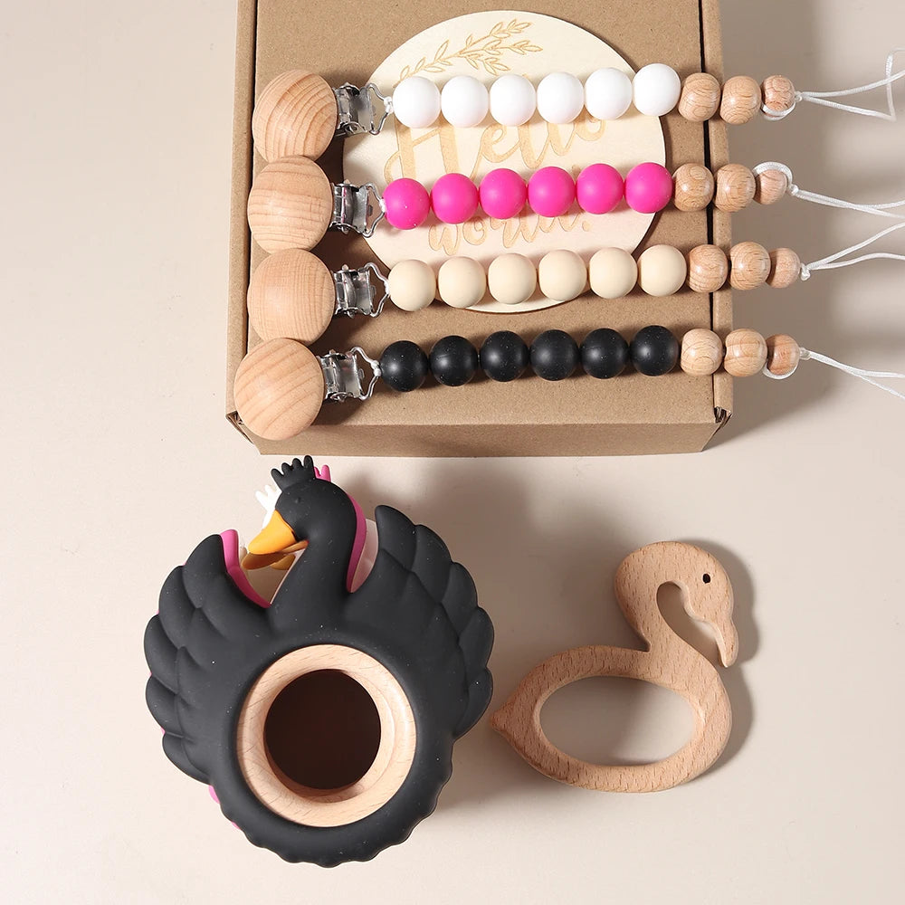 KidzzCamp Baby-Geschenkbox Schwan in 4 Varianten