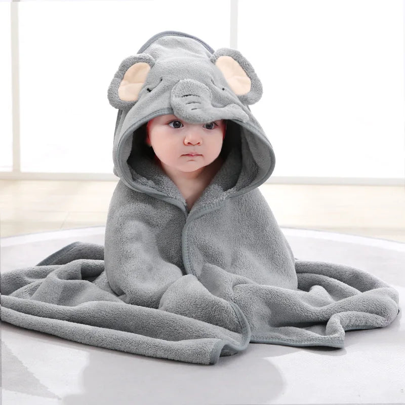 KidzzCamp  Baby Badetuch mit Kapuze