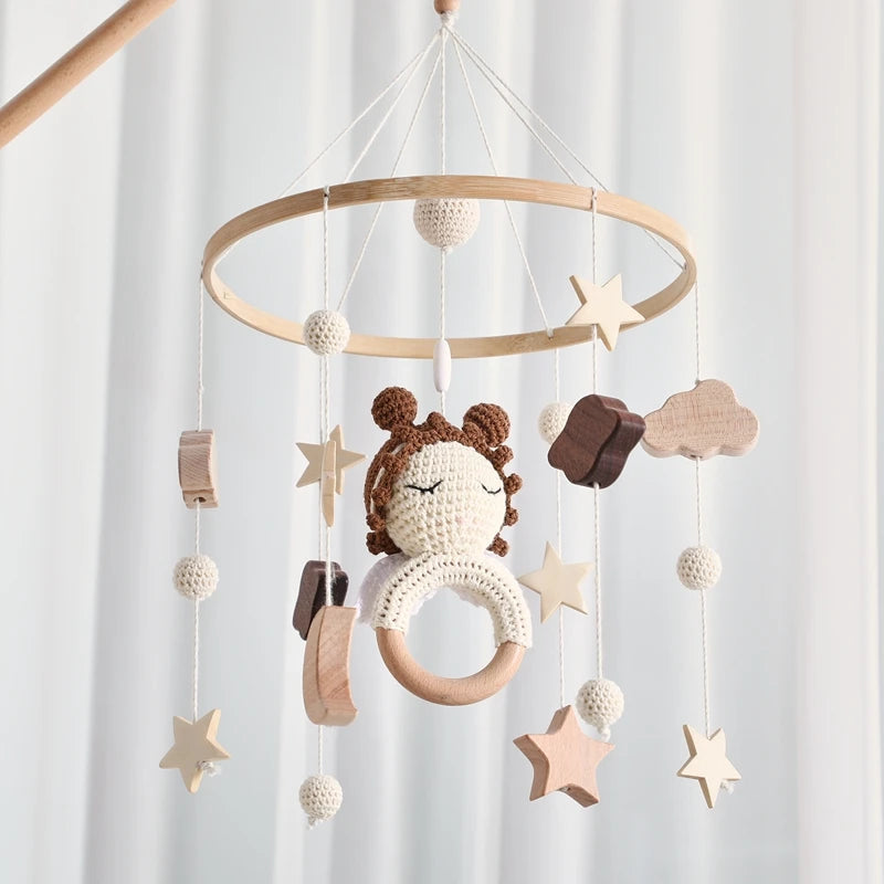 KidzzCamp Holz Mobile Babybett "Engel"