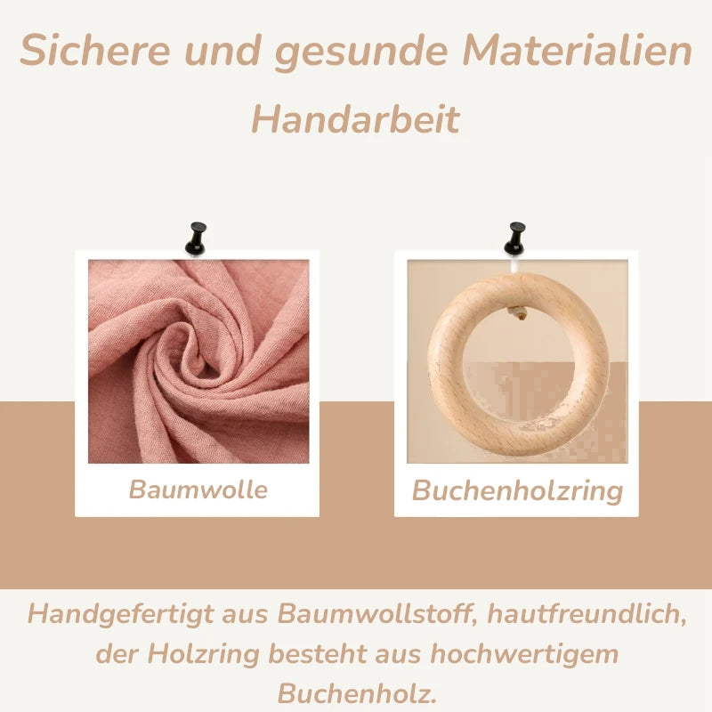 KidzzCamp Spieluhr Mobile Musselin Mondspieluhr