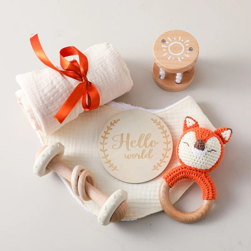 KidzzCamp Baby-Geschenkbox 6-teilig Häschen