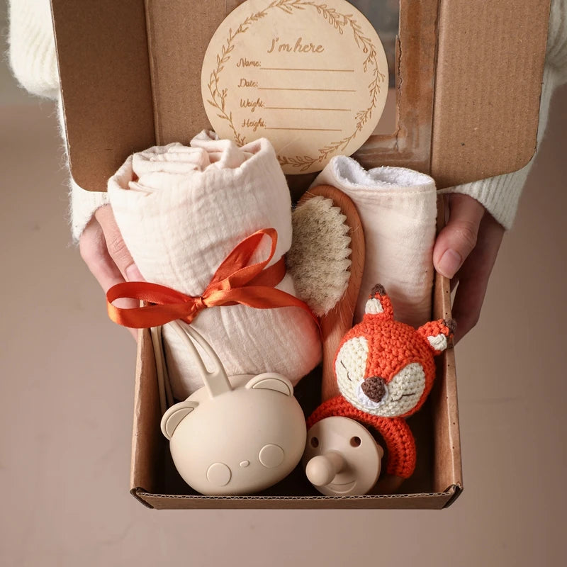 KidzzCamp Baby-Geschenkbox Schnuller 7-teilig