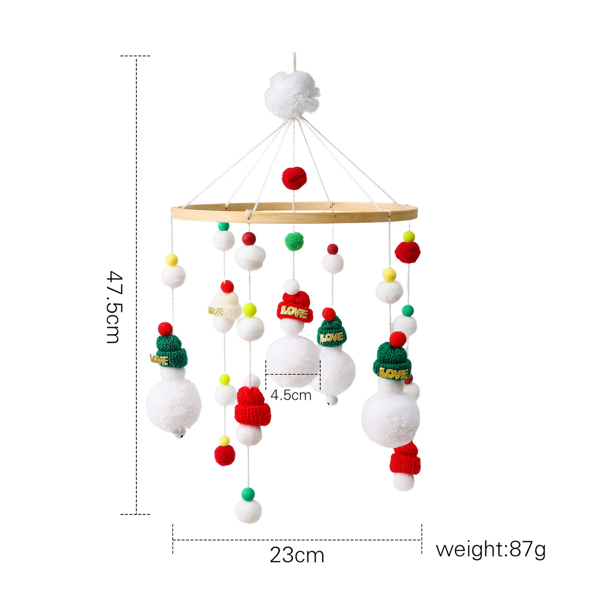KidzzCamp Weihnachts-Mobile für Babyzimmer