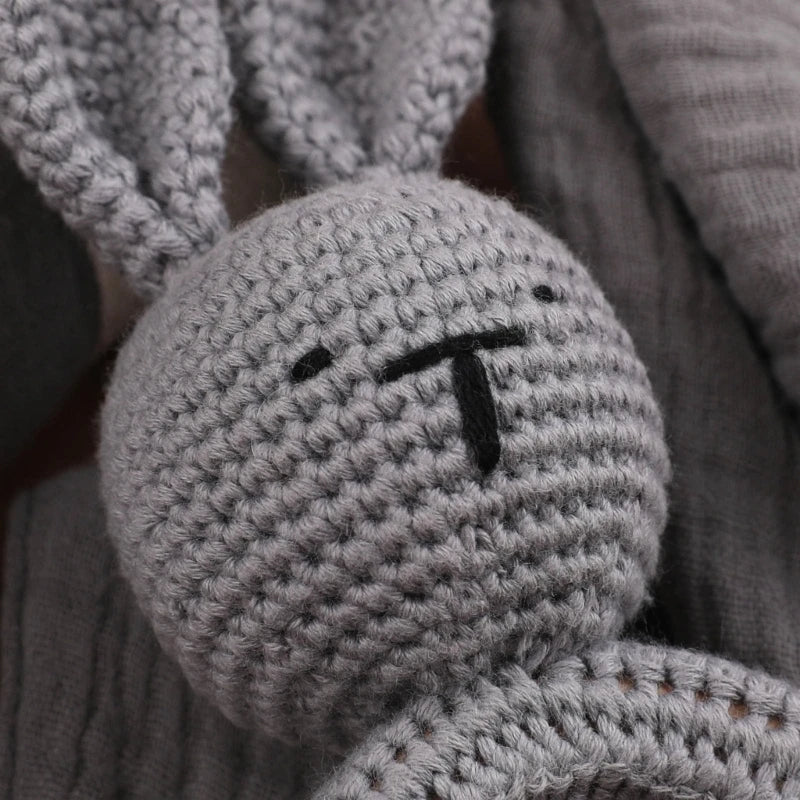 KidzzCamp Baby-Geschenkbox 5-teilig personalisierbar Musselin Hase