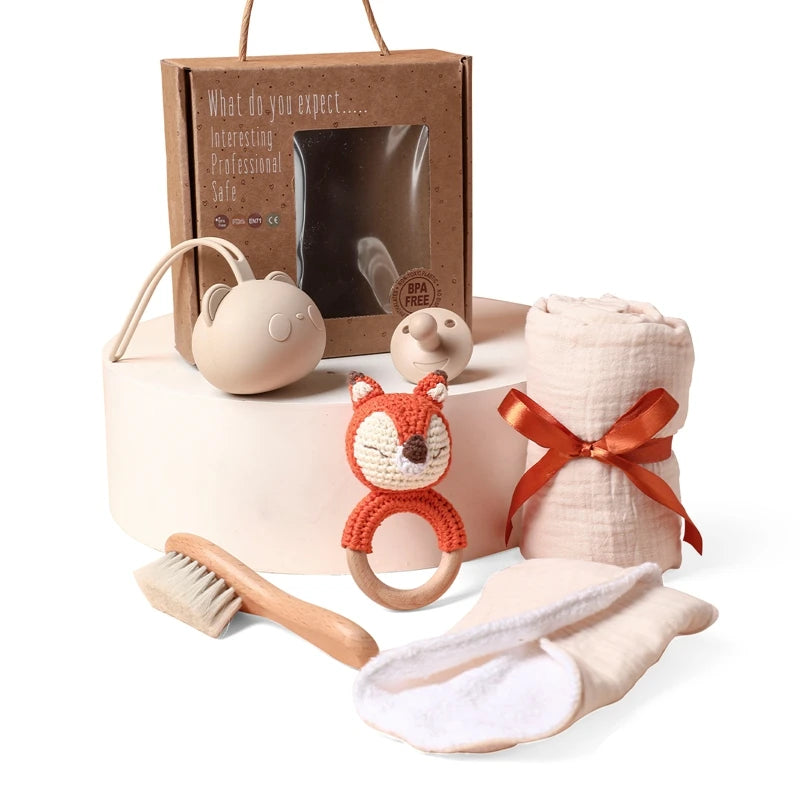 KidzzCamp Baby-Geschenkbox Schnuller 7-teilig