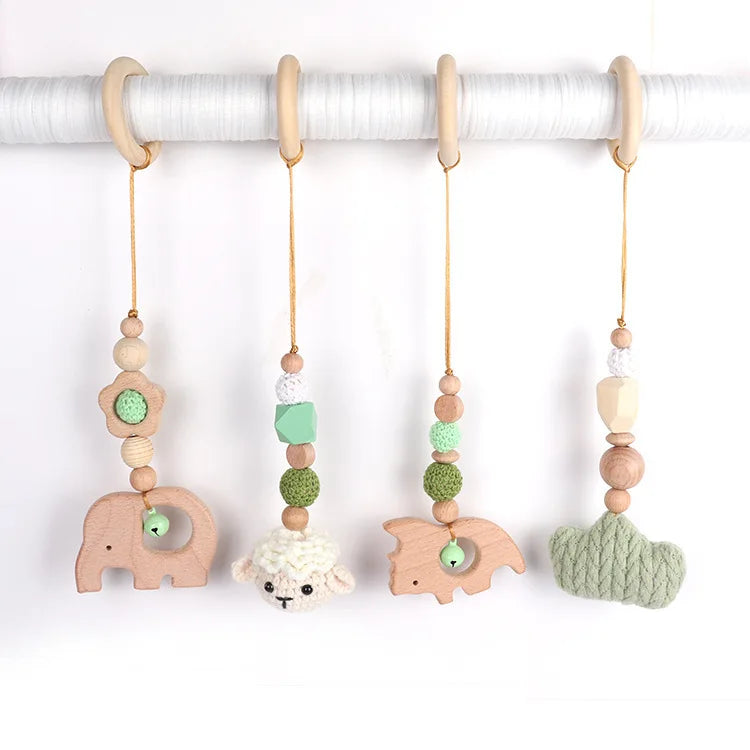 KidzzCamp Spielbogen-Anhängerset Tiere 4-teilig