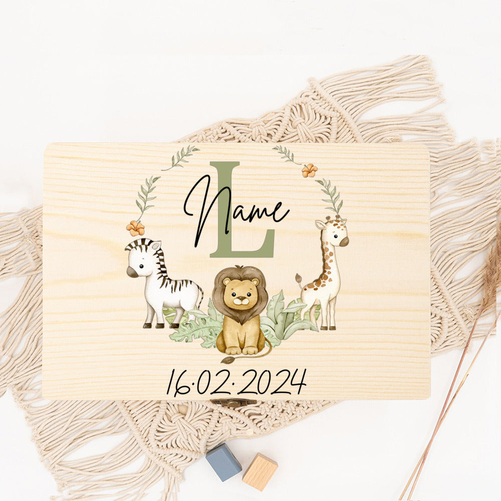 KidzzCamp personalisierte Baby Erinnerungsbox