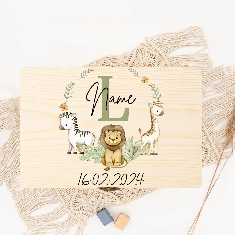KidzzCamp personalisierte Baby Erinnerungsbox