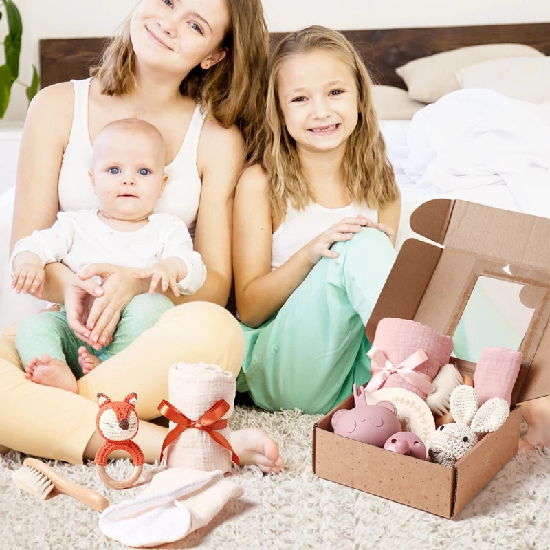 KidzzCamp Baby-Geschenkbox Schnuller 7-teilig