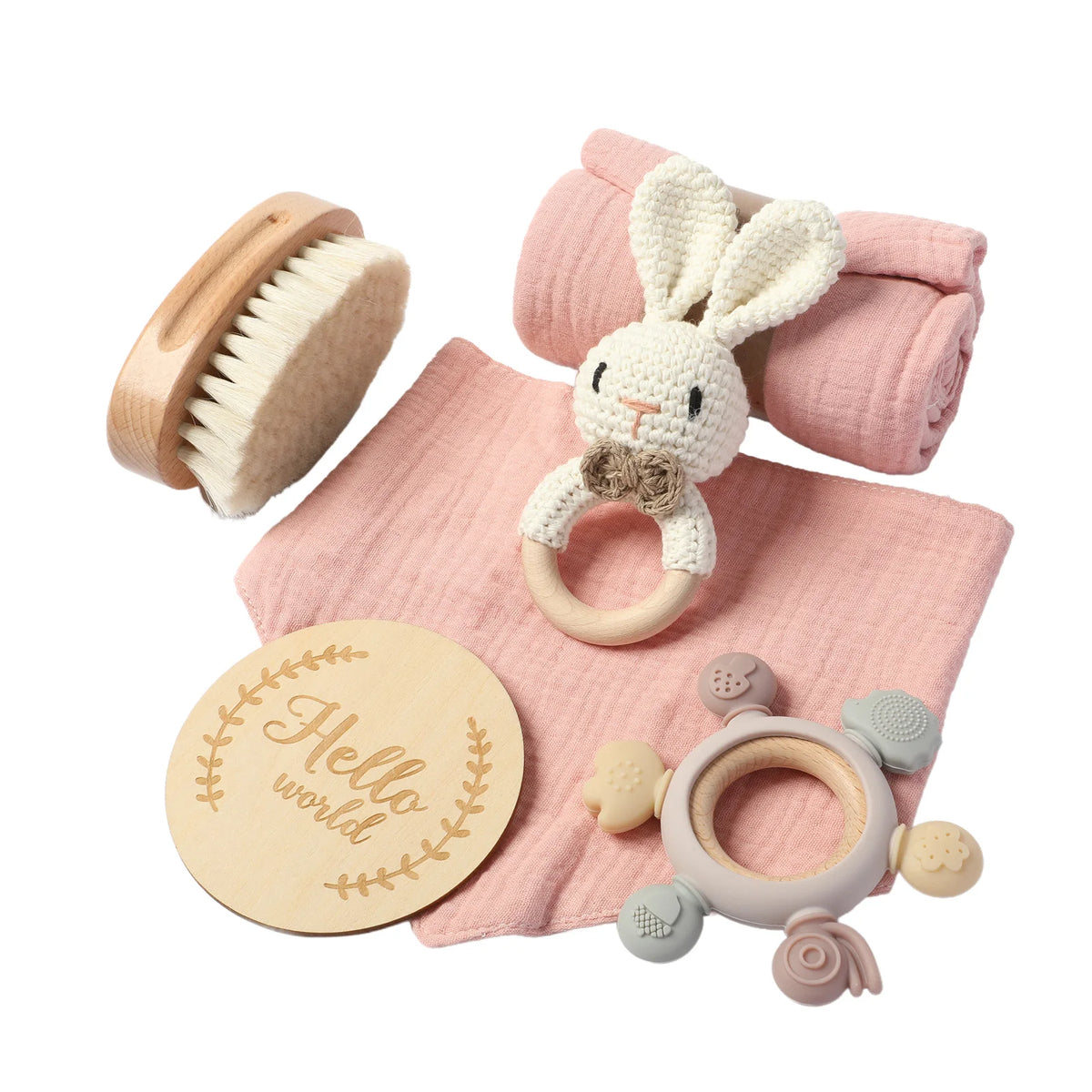 KidzzCamp Baby-Geschenkbox mit Musselintuch