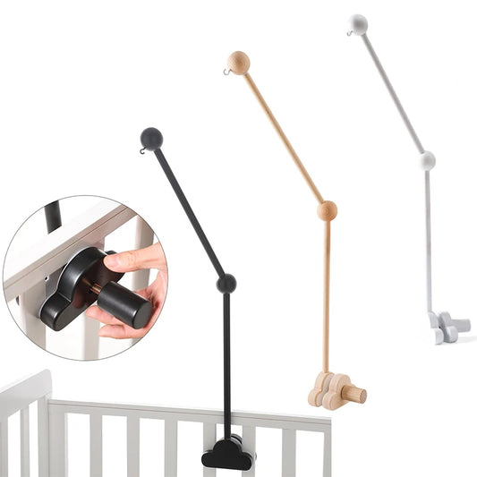 KidzzCamp Holz-Wolkenhalter für Babybett • Mobile-Halter