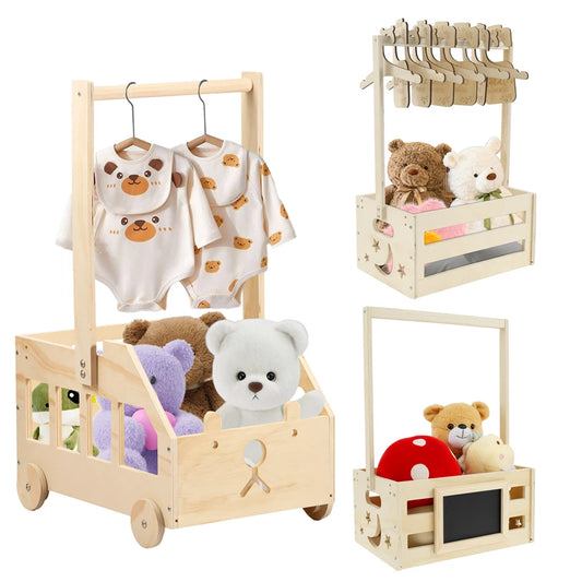 KidzzCamp Holz-Geschenkkiste „Mini-Garderobe“  Geschenkverpackung