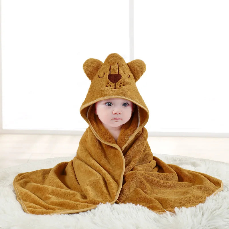KidzzCamp  Baby Badetuch mit Kapuze