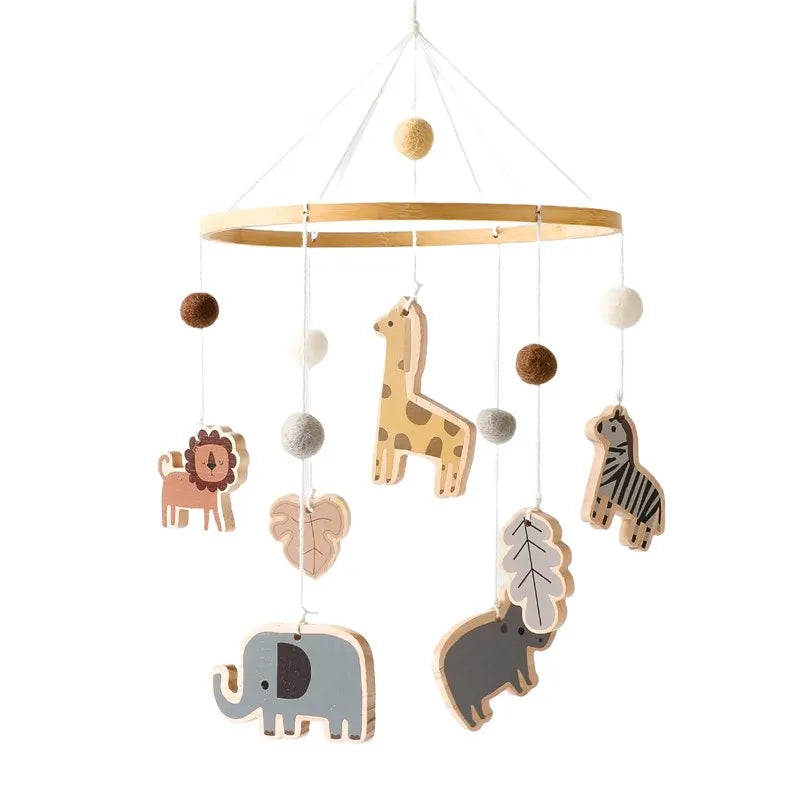 KidzzCamp Holz Mobile Babybett "Traumring"