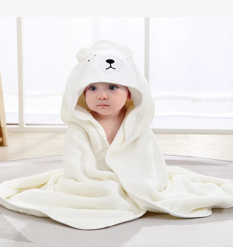 KidzzCamp  Baby Badetuch mit Kapuze