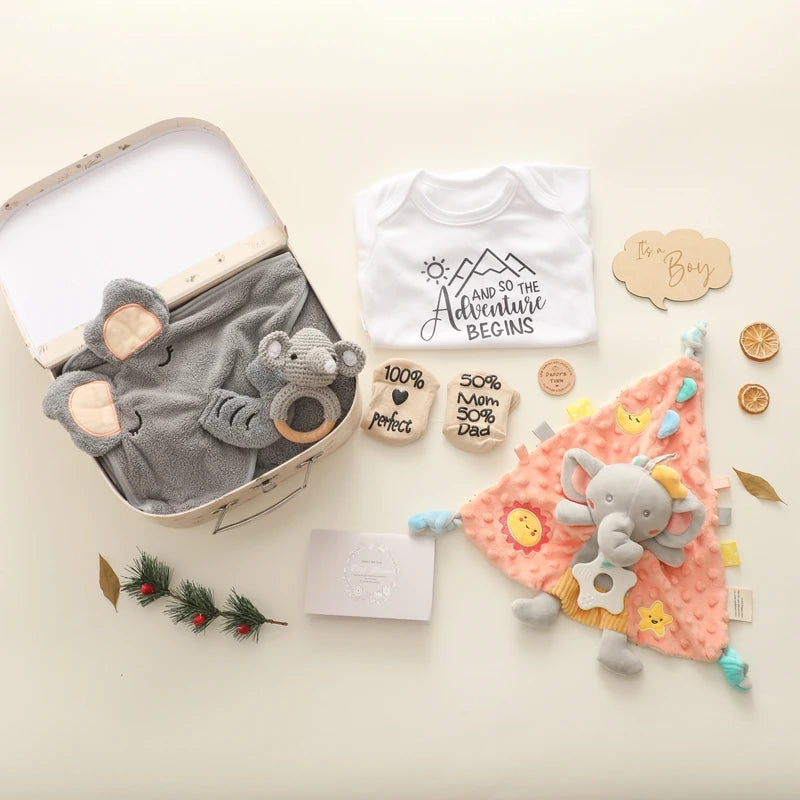 KidzzCamp Baby-Geschenkbox Premium 7-teilig im Koffer