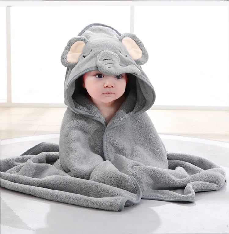 KidzzCamp  Baby Badetuch mit Kapuze