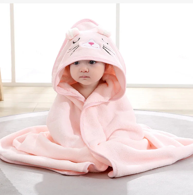 KidzzCamp  Baby Badetuch mit Kapuze