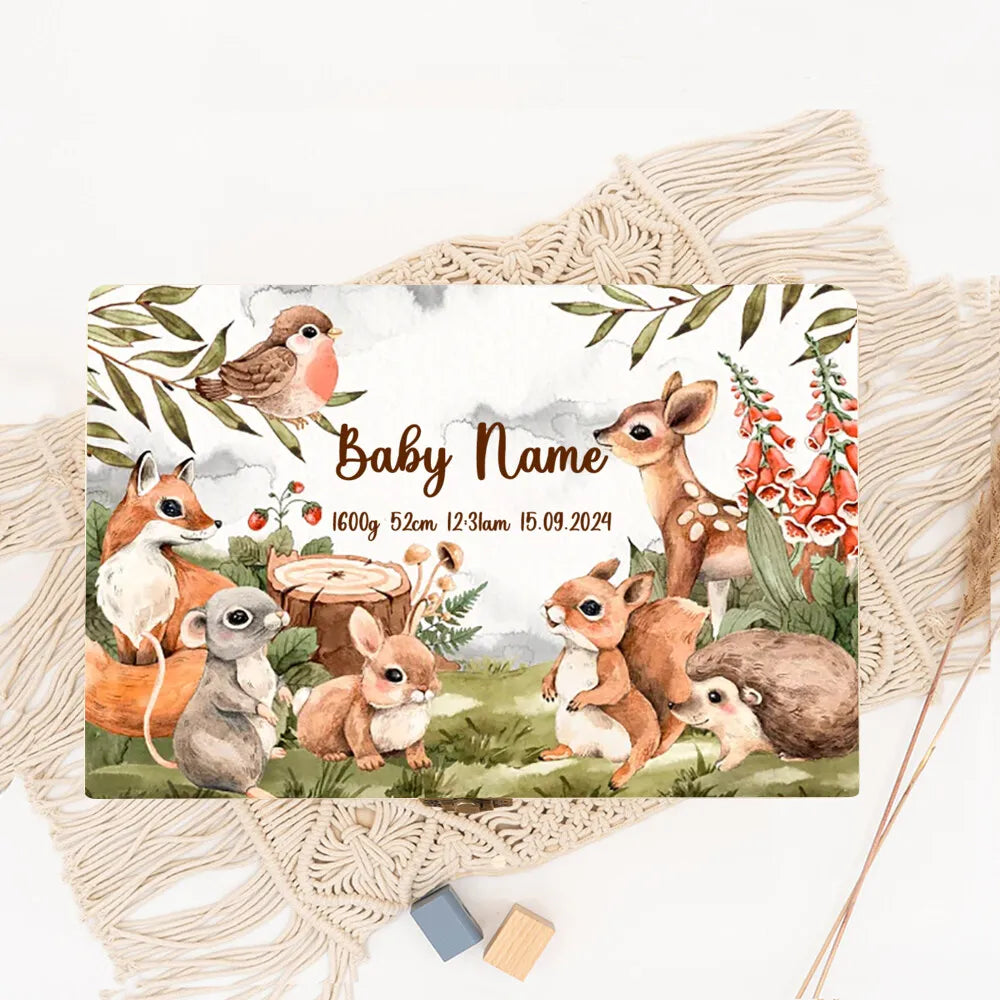 KidzzCamp Personalisierte Erinnerungsbox für Babys