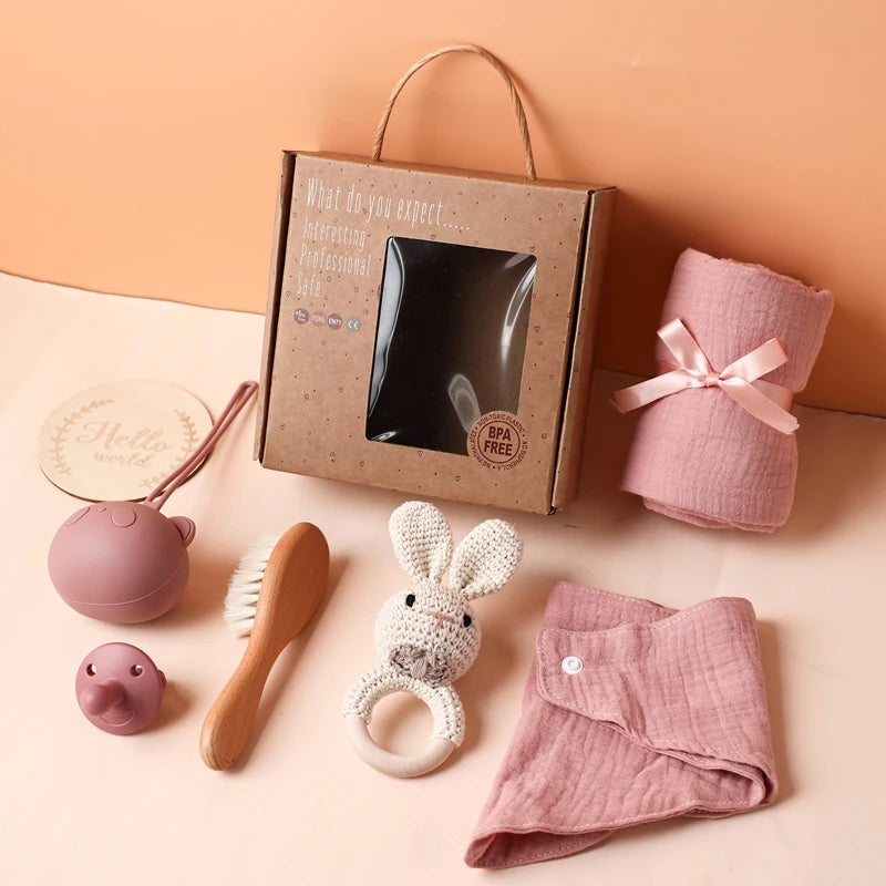 KidzzCamp Baby-Geschenkbox Schnuller 7-teilig