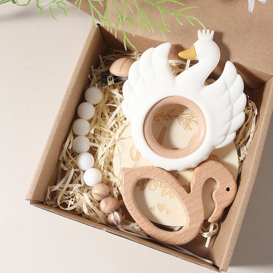 KidzzCamp Baby-Geschenkbox Schwan in 4 Varianten