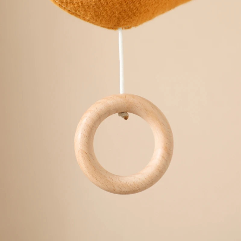 KidzzCamp Spieluhr Mobile Musselin Mondspieluhr