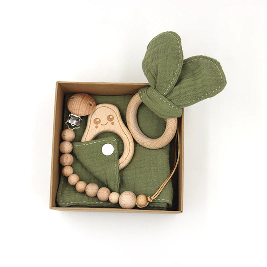 KidzzCamp Baby-Geschenkbox Häschen 4-teilig
