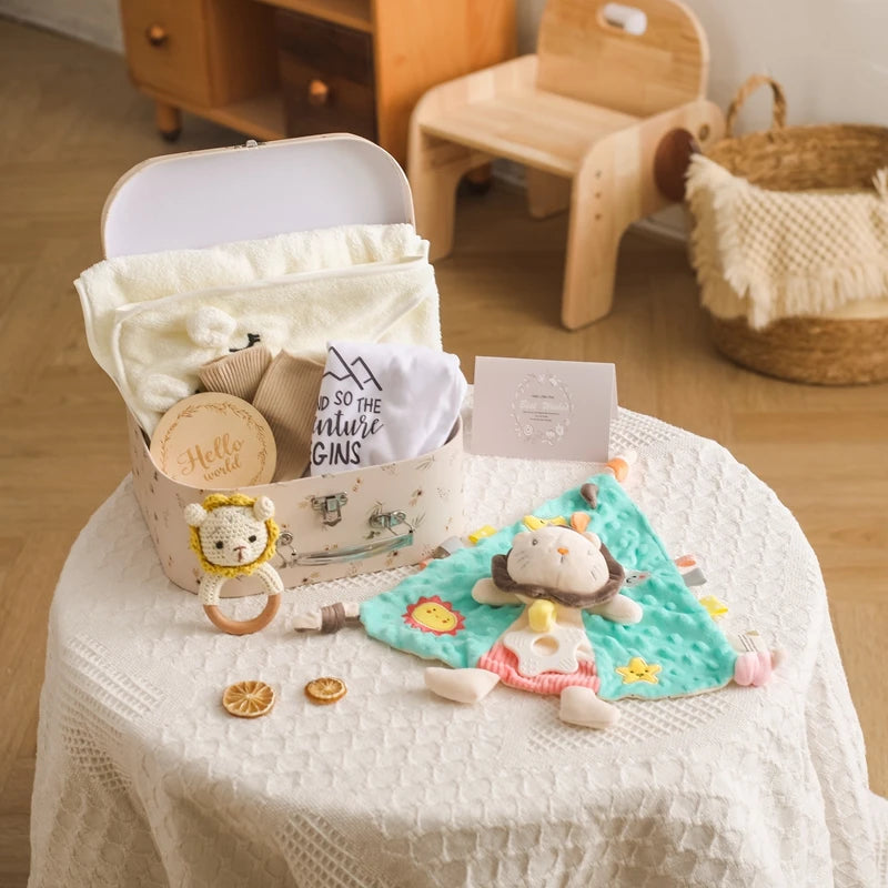 KidzzCamp Baby-Geschenkbox Premium 7-teilig im Koffer